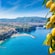 The city of Sorrento along the coastline